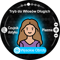 Tryb dla długich włosów