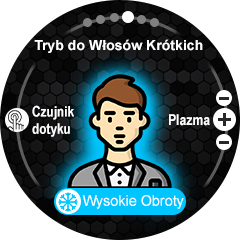 Tryb dla krótkich włosów