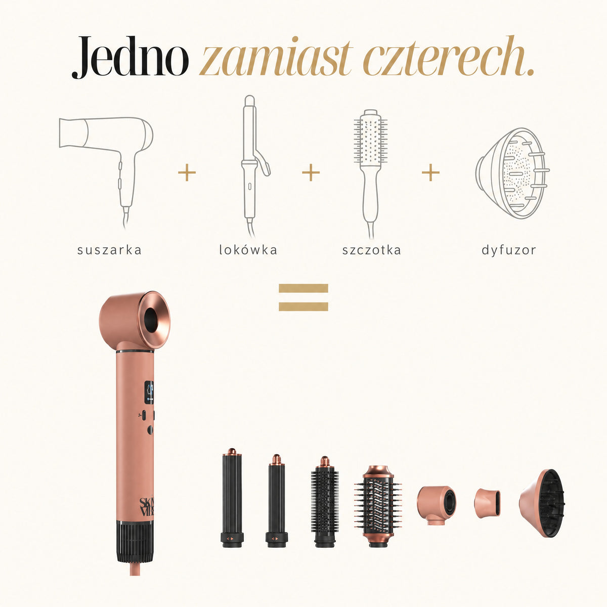 SkinVibe Nuvia AirPlasma zamiast suszarki, lokówki, szczotki i dyfuzora